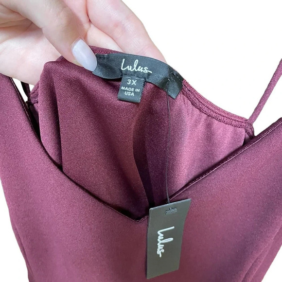 Lulus Forever Your Girl Plum Purple Bodycon Dress Plum Purple Plus Size 3X - Picture 9 of 11